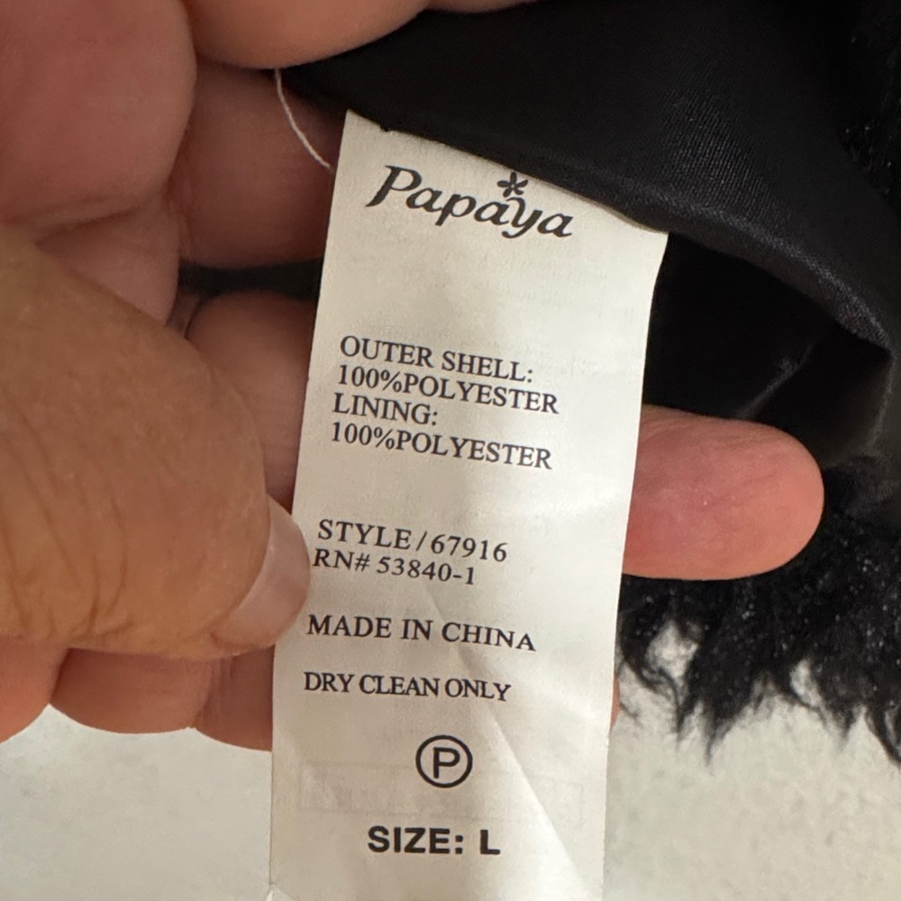 Papaya Black Teddy Vest View 5